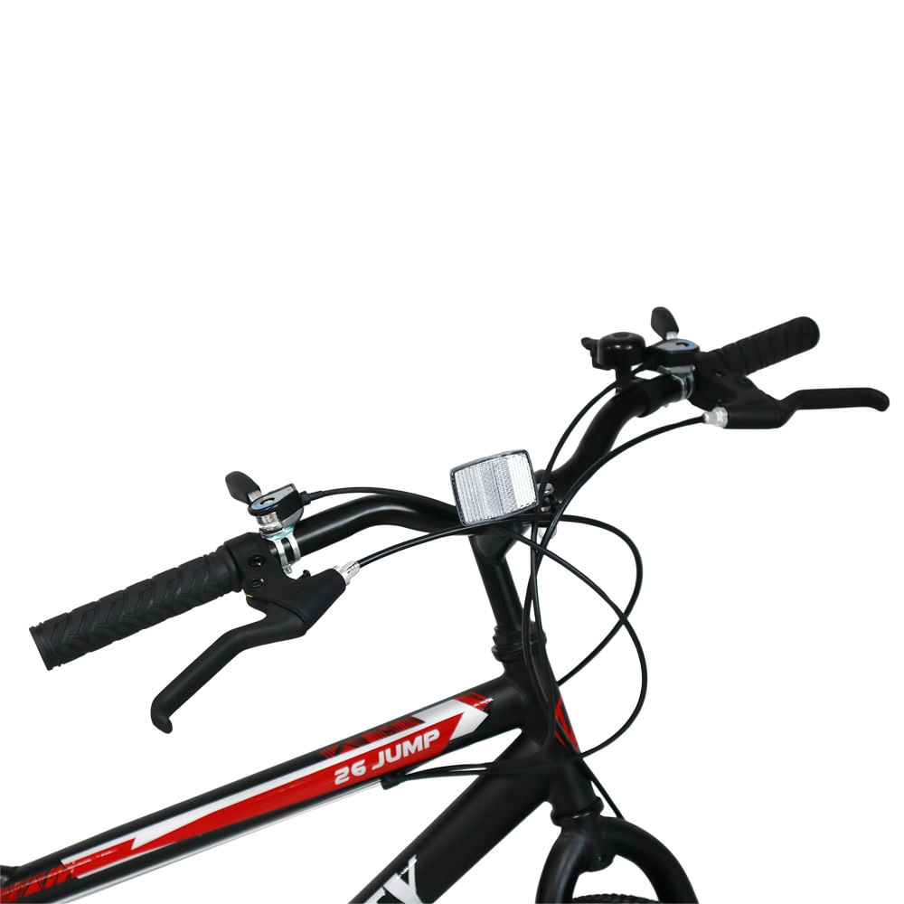 Vélo VTT MBM Jump 26" - 6 Vitesses, Amortisseur Arrière, Mat Militaire - Neuf