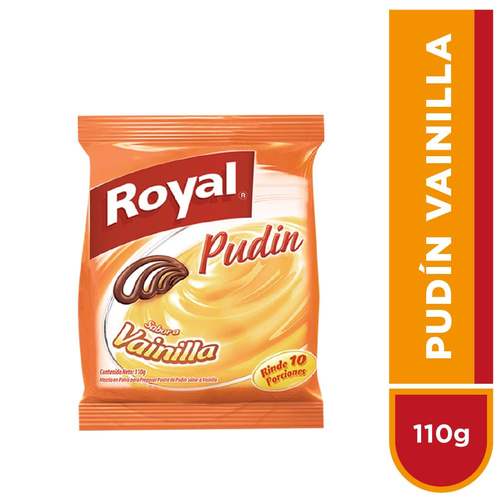 Pudin ROYAL Sabor a Vainilla Bolsa 110g