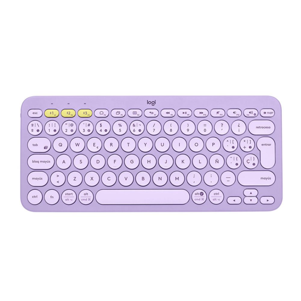 Teclado Logitech Bt K380 Multidisp Lila