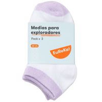 Pack x 3un Medias Moda Niña Polialgodón EUREKA