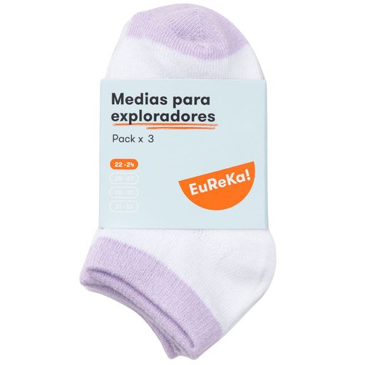 Medias niña pack x3, MEDIAS, MEDIAS, ROPA INTERIOR NIÑAS, INFANTIL