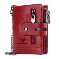 Billetera de Hombre Clasica Humerpaul Rojo