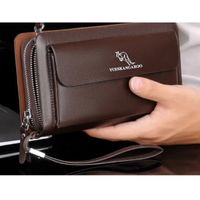 Billetera de Mano para Hombre Yueskangaroo Café