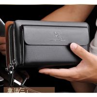 Billetera de Mano para Hombre Yueskangaroo Negro