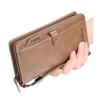 Billetera Larga de Hombre Elegante Baellery Marrón