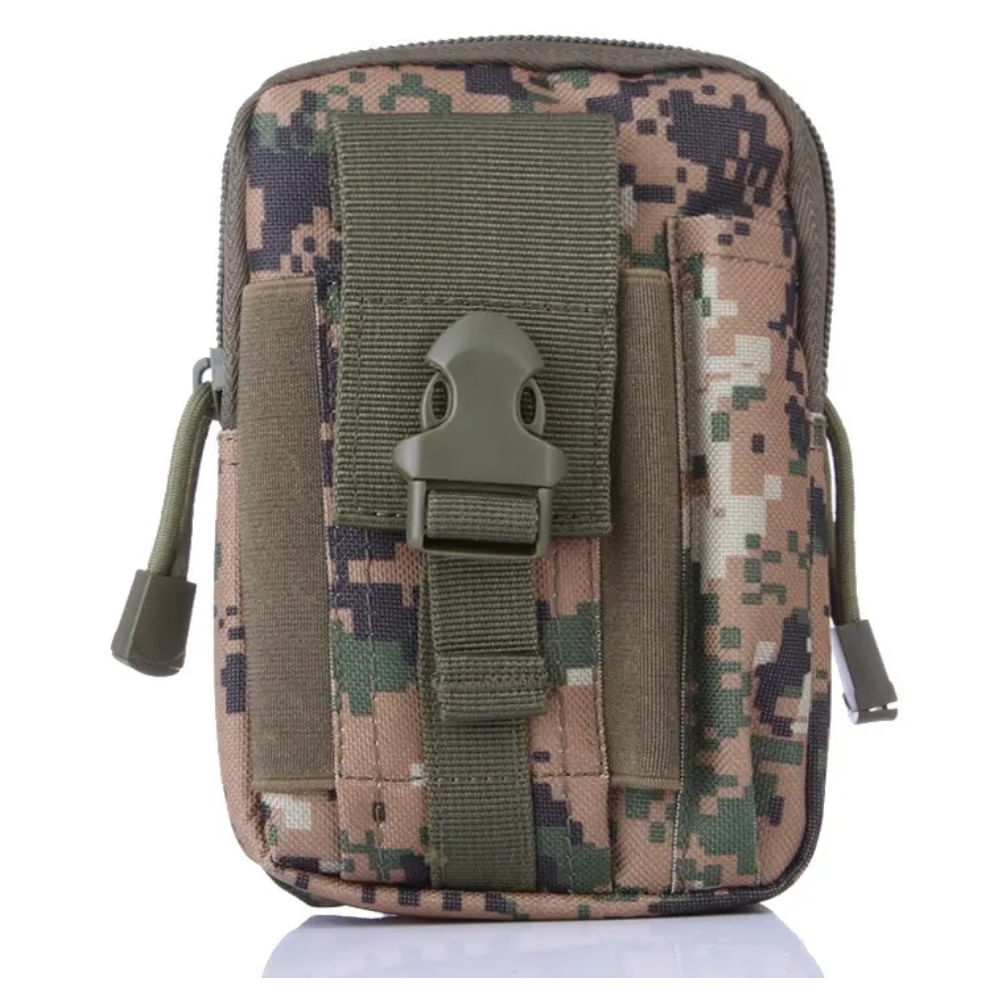 Canguro Tactico Deportivo Genérico Camuflado Verde