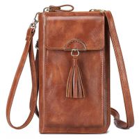 Morral de Mujer Elegante Cuero PU Marrón