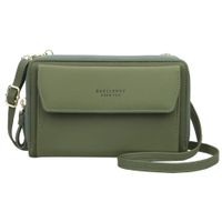 Cartera Billetera para Mujeres Cuero PU Baellery Original Verde