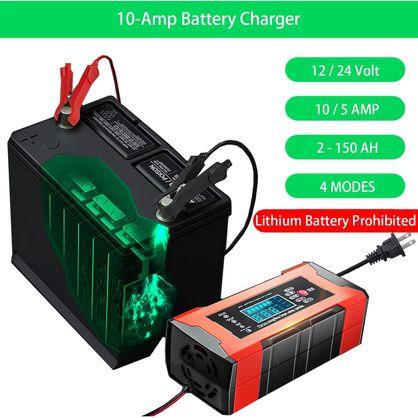 Batterie Ladegerät Auto Automatisches Ladegerät Profi 12/24V