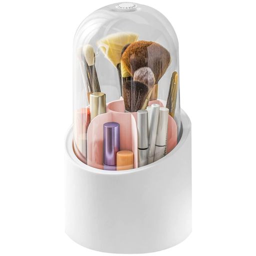 Organizador De Maquillaje Porta Brochas De Acrilico