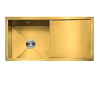 Lavadero de Cocina 1 Poza Acero Dorado