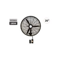 Ventilador Industrial Trevely26 180w Vt-27C Control Remoto - Negro