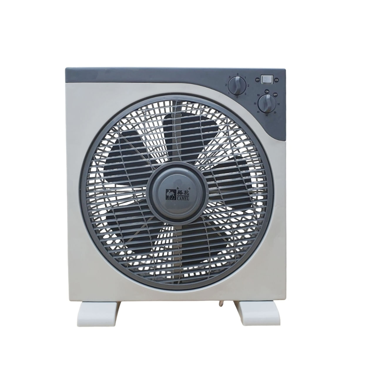 Ventilador Cuadrado de Mesa 12 Pulgadas 3 Velocidades con Timer