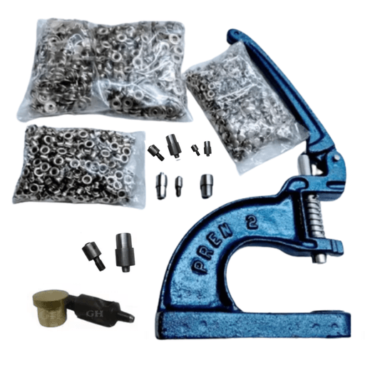 Maquina Remachadora Kit Completo para Broches de 15mm Y Ojales Metálicos  Más Remaches de 9mm