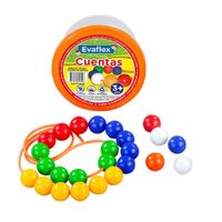 Juego Didáctico Cuentas De Colores 40 Unids