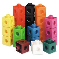 Juego Didáctico Policubos Bolsa x100 Pcs