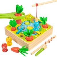 Juego Montessori Cosecha y Pesca Magnética