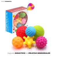 Set De Pelotas Sensoriales Para Bebés