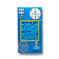 Cajita de Colores Hama Beads de 1000 Unidades Midi 5mm Celeste