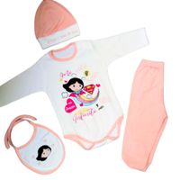 Ropa de Bebé Super Niña Recién Nacida Naranja Clara 0 A 4 Meses