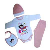 Ropa de Bebé Super Niña Recién Nacida Palo Rosa 0 a 4 Meses