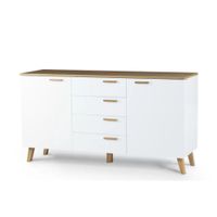 Comoda Moderno Sodachi Blanco R&R MUEBLES