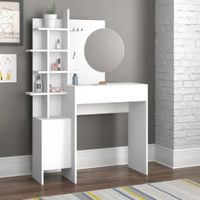 Tocador Moderno Vasco Blanco R&R Muebles
