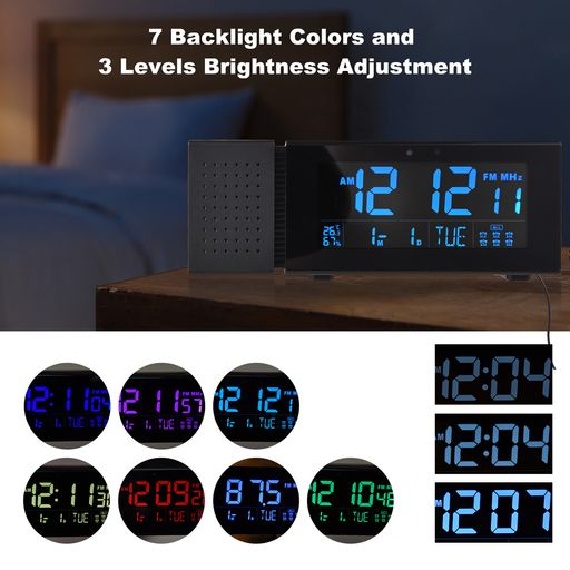 GENERICO Reloj Despertador Infantil De Digital Con Luces Nocturnas