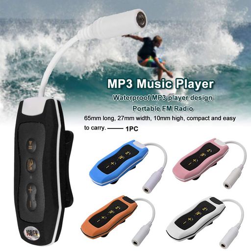 Reproductor de MP3 a prueba de agua, 8GB para natación