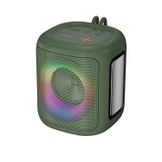 Altavoz Inalámbrico Bt A80 Altavoz Pequeño Portátil Con Luz Rgb Impermeable  Para Exteriores Negro - Promart