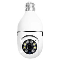 Camara Seguridad Ip Wifi Foco Espia 360 4MP Sensor de Movimiento