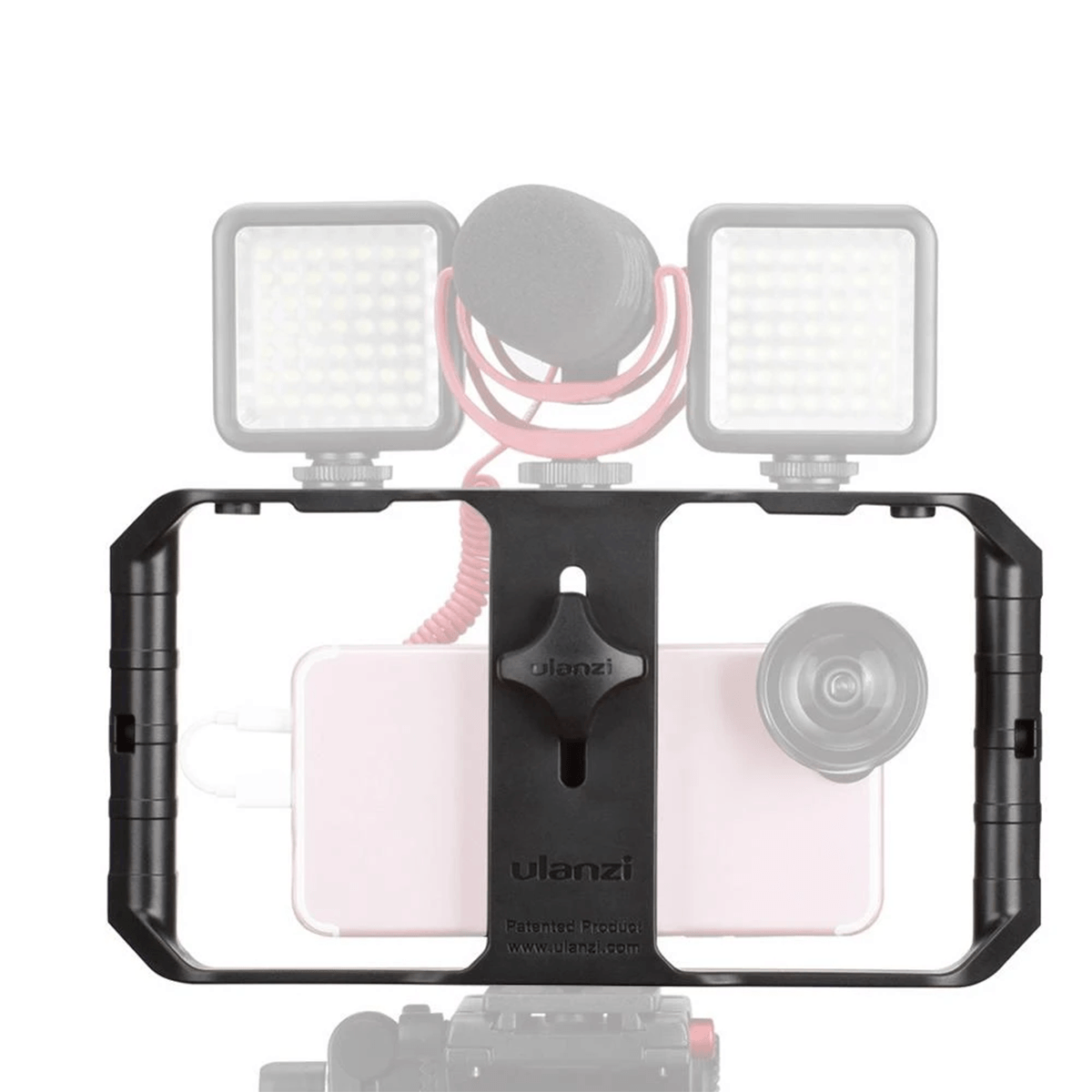 Soporte Estabilizador Celular Ulanzi U-Rig Pro Micrófono Luminarias