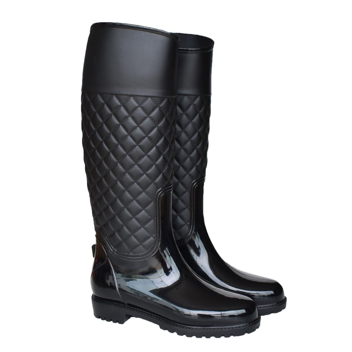 Botas de Lluvia para Mujer Modelo Camila Color Negro Talla 40