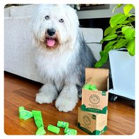 720 Bolsas popó mascota 48 Rollos 100% compost/fécula maiz