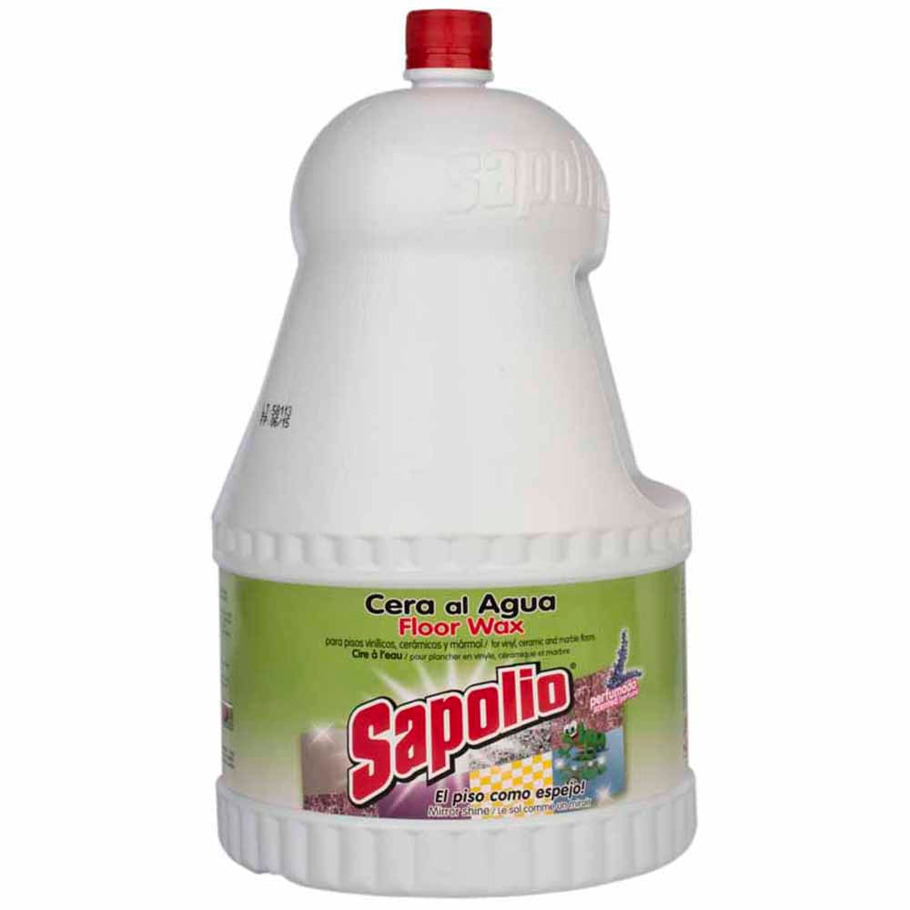 Cera líquida al agua SAPOLIO Perfumada Galonera 4L