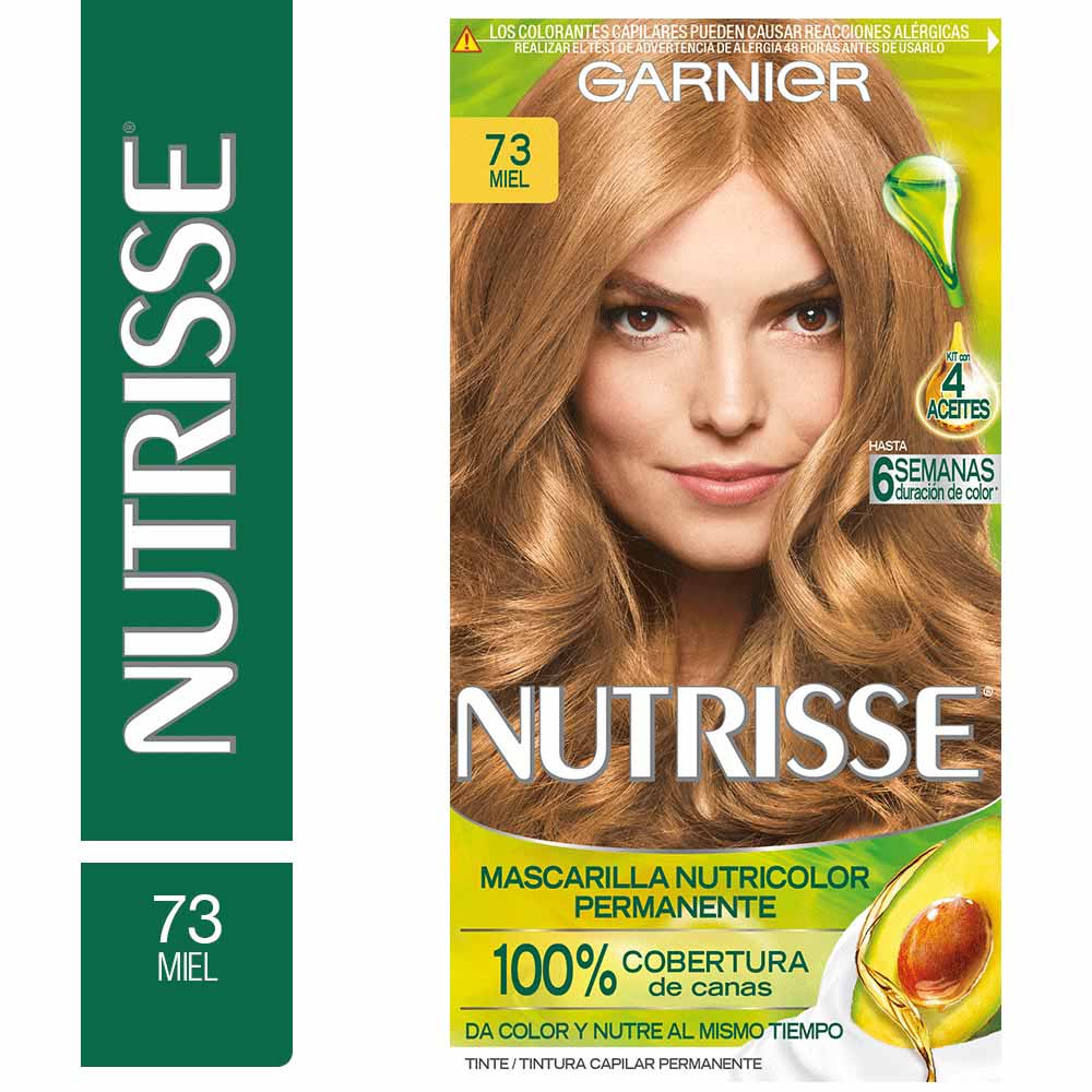 Tinte para Cabello GARNIER Nutrisse 73 Miel Caja 1un