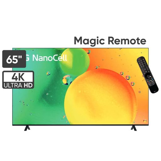 Televisor LG NanoCell 65 UHD 4K ThinQ AI 65NANO75SQA (2022