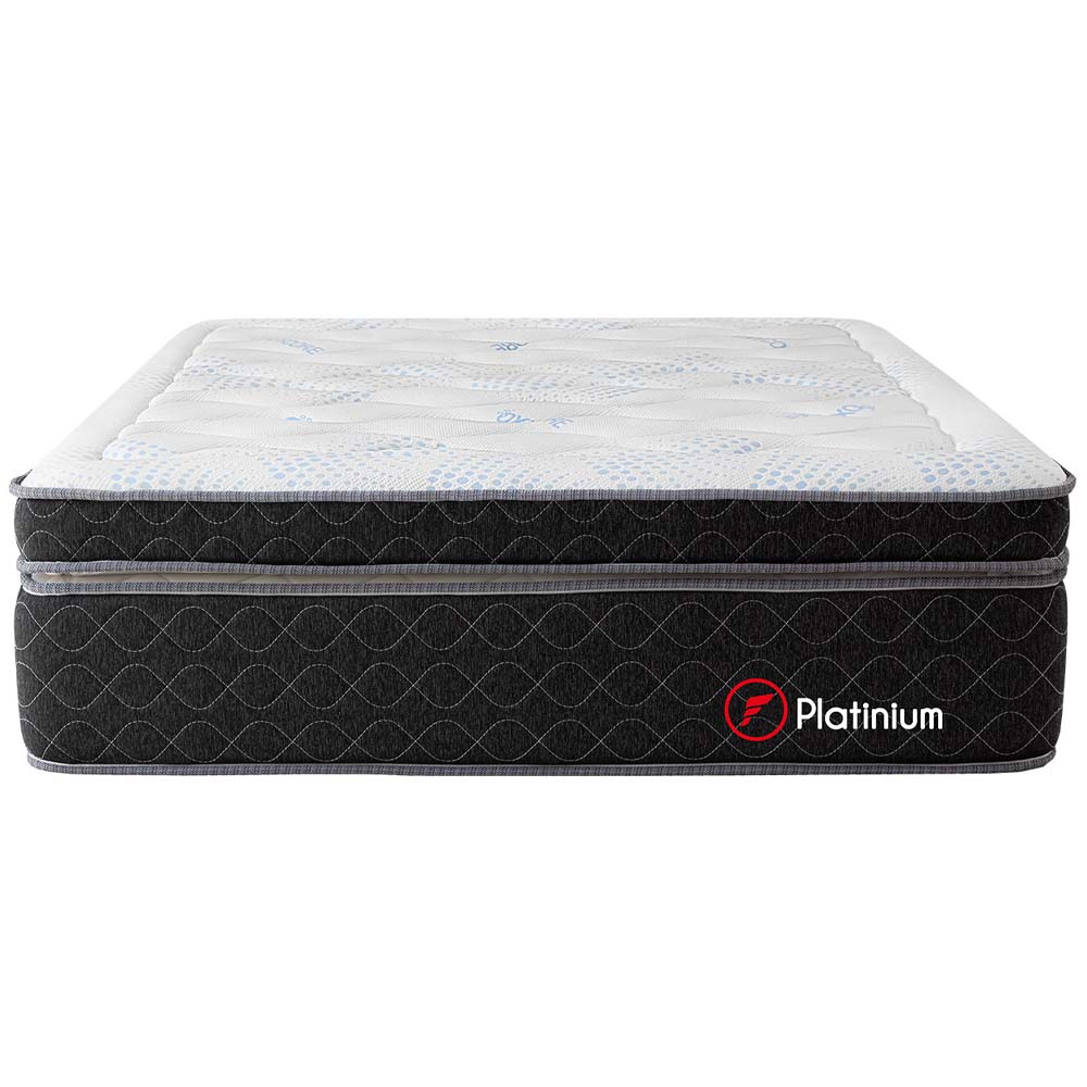 Colchón FORLI Beauty Dream Platinium Pocket Queen + 2 Almohadas + Protector