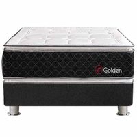 Cama Box Tarima FORLI Beauty Dream Golden Pocket 2 Plazas + 2 Almohadas + Protector