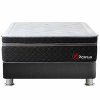 Cama Box Tarima FORLI Beauty Dream Platinium Pocket King + 2 Almohadas + Protector