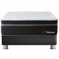 Cama Box Tarima FORLI Beauty Dream Platinium Pocket Queen + 2 Almohadas + Protector