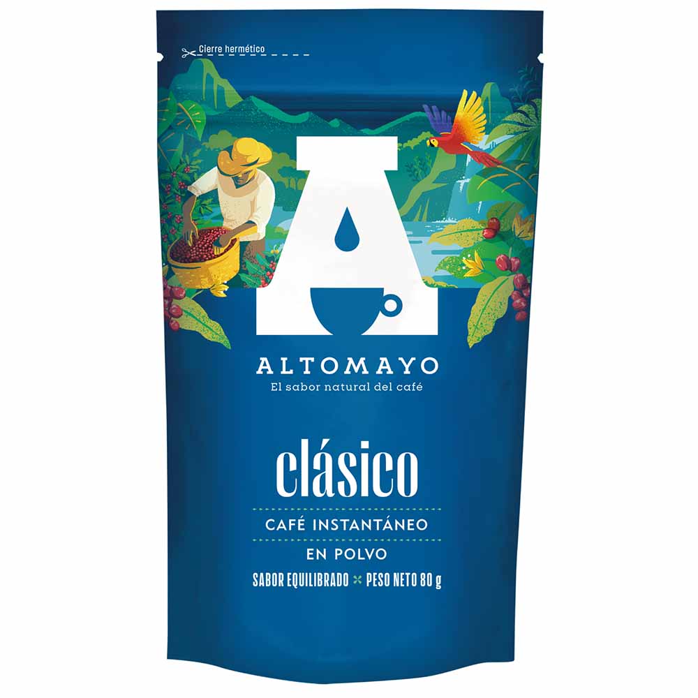 Café Instántaneo Clásico ALTOMAYO Doypack 80g