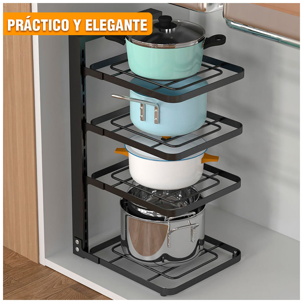 Cajon Extraible Mueble Cocina Organizador De Ollas Y Sartenes Ikea