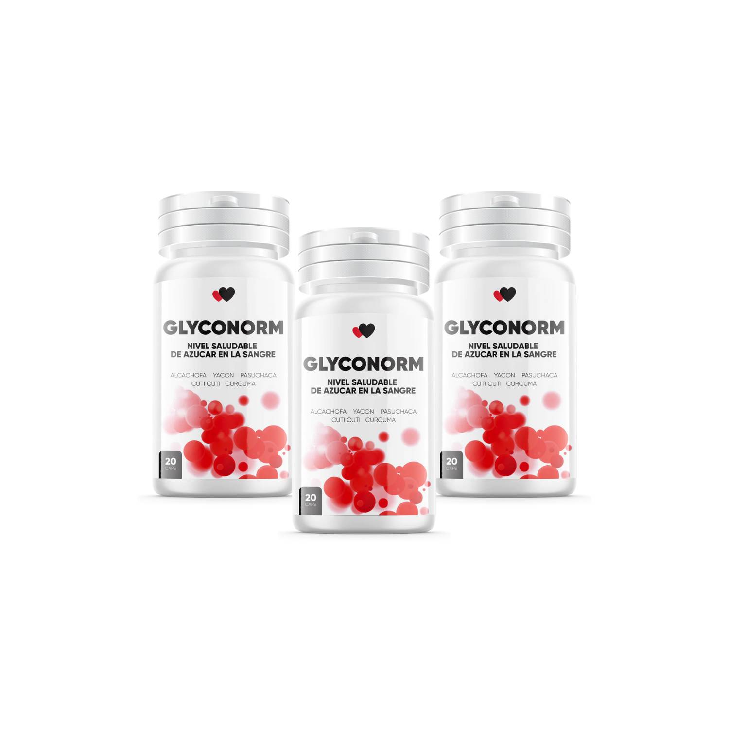 Glyconorm 3 Pack Alivia y Controla Síntomas de Diabetes