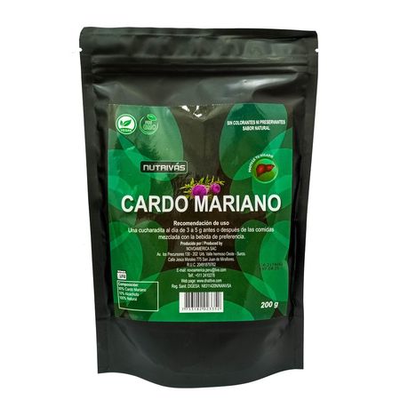 Cardo Mariano en Polvo Nutrivas x 200 gr