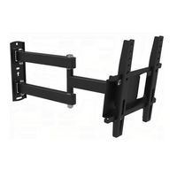 Rack TV Led Smart 15 a 43 Pulgadas Expo Rack F3M-20R Flex Soporte Móvil de 3 giros