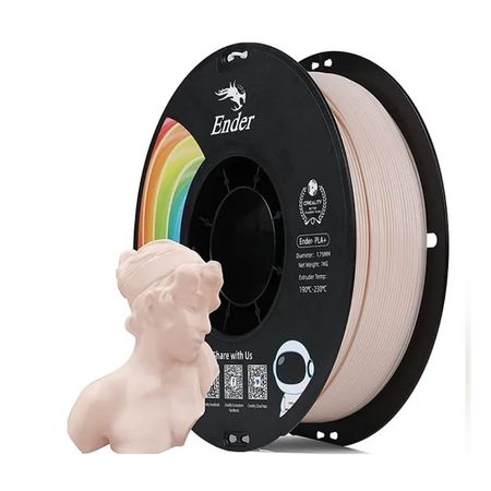 Filamento 3D Ender-PLA+ 1.75mm 1Kg Creality Beige