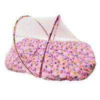 Cuna con Mosquitero para Bebe Generico Cars Rosa