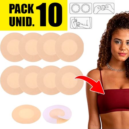 Cubre Pezones con Parches Adhesivos Pack 10 Unidades