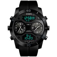 Reloj Skmei 1355 Shock Digital Analógico Acuático Original - Negro Gris